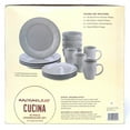 thumbnail image 3 of Rachael Ray 16-Pieces Cucina Stoneware and Ceramic Dinnerware Set, Gray, 3 of 13