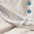 thumbnail image 5 of Bare Home Washed Duvet Cover Set - Ultra-Soft - Premium 1800 Collection - 3 Piece - Cal King, Fog, 5 of 8