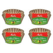 Melitta 8-12 Cup Basket Filter Paper (Natural Brown, 400 Count)