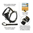 thumbnail image 3 of Kurgo Tru-Fit Enhanced Strength Dog Harness - Crash Tested Car Safety Harness for Dogs, No Pull Dog Harness, Includes Pet Safety Seat Belt (Black, X-Large), 3 of 12
