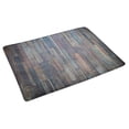 thumbnail image 2 of MKHERT Blue Grey Grunge Rustic Planks Barn House Wood Doormat Rug Home Decor Floor Mat Bath Mat 30x18 inch, 2 of 3