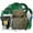Green, variant on ASR Outdoor 17pc Complete Green Backpack Sluice Box Gold Panning Kit with 10lb Bobby Bo Intermediate Paydirt
