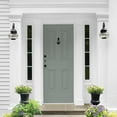 thumbnail image 6 of Glidden HEP Gray Heron / Grey Semi-Gloss Exterior Paint with Primer, 1 Quart, 6 of 9