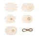 thumbnail image 3 of 30x flores de madera para pintar centros de mesa, recuerdos de fiesta portátiles, flores de madera ligeras DIY, decoración del hogar para mesa de boda, 3 of 9