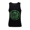 thumbnail image 3 of Hulk Fist Bump on Black Men's Tank Top-Medium, 3 of 4