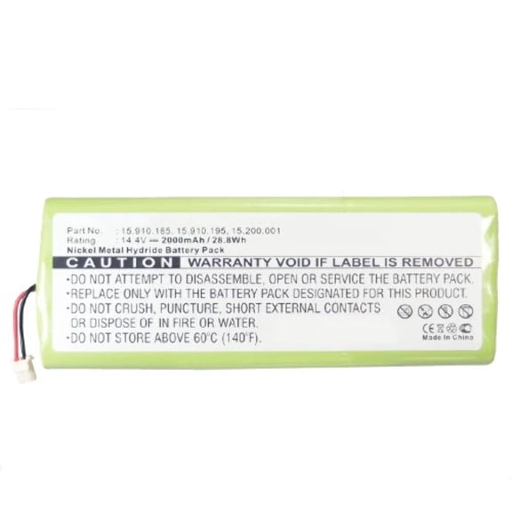Batteries N Accessories BNA-WB-H8710 Vacuum Cleaners Battery - Ni-MH, 14.4V, 2000mAh, Ultra High Capacity Battery - Replacement for Ozroll 15.200.001, 15.910.185, 15.910.195 Battery