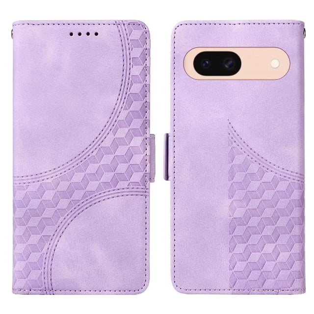 Funda GANGXUN para Google Pixel 8A con diseño acolchado elegante, cuero PU, protección total y ajuste preciso