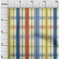 thumbnail image 1 of oneOone Cotton Poplin Light Yellow Fabric Madras Check Sewing Craft Projects Fabric Prints By Yard 56 Inches Wide, 1 of 4