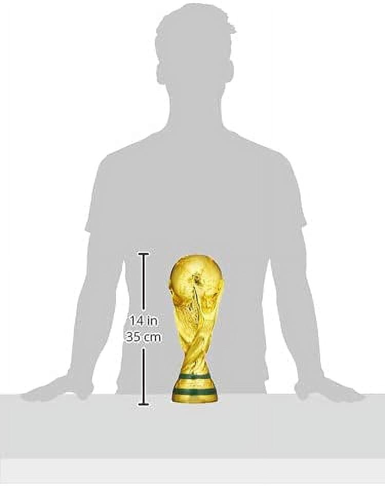 Gold Plated Resin World Cup Trophy, 13.5 inches, 9 lbs, Trophies & Awards