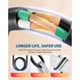 thumbnail image 4 of Cable de extensión DEWENWILS, enchufe plano giratorio de 360°, 3 pies 13 A, negro, 4 of 9