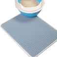 thumbnail image 2 of Flmtop Double-layer Waterproof Cat Litter Trapper Catcher Floor Pad Mat Pet Supply Blue, 2 of 9