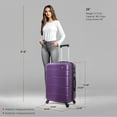 thumbnail image 3 of DUKAP Rodez 28" Lightweight Hardside Spinner Luggage, 3 of 12