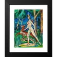 thumbnail image 2 of Zygmunt Waliszewski 15x18 Black Modern Framed Museum Art Print Titled - Diana in the Forest (1930), 2 of 5