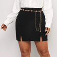 thumbnail image 3 of HAHDAXIA Ceinture Chaîne pour Femmes, Ceintures de Taille en Strass et Cristal pour Robe, Cadeau, 3 of 7