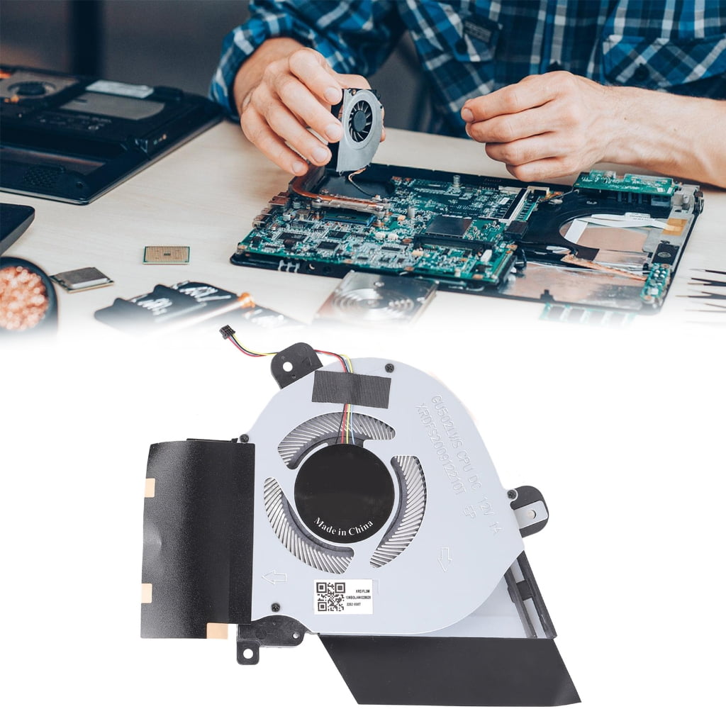CPU GPU Fan Laptops Cooling Fan DC12V 4Pin 4wires Coolers Fan for ROG Zephyrus S GX502 GU502 LWS GX502GW GU502GW Laptops Part