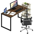 thumbnail image 2 of SHW Home Office 40-Inch Computer Desk, Walnut, 2 of 5