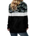 thumbnail image 4 of KISSMODA Color Block Blouses hoodie Sweatshirts for Women Crewneck Casual Long Sleeve Shirts Tunic Tops, 4 of 6