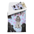 thumbnail image 2 of Poodles Duvet Cover and Pillowcase Set for Single Bedding, Bedroom Accessories for Kids Teens, 2 of 5