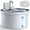 White, variant on FeelNeedy Cat Water Fountain Stainless Steel, 118oz/3.5L Wireless Pet Fountain, Battery Operated Cat Fountain, Automatic Water Dispenser with 3 Filters for Cats and Dogs
