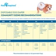 thumbnail image 3 of Paw Inspired Disposable Dog Diapers for Female | Puppy, Doggie, Pet, Cat Diapers | Diapers for Dogs in Heat Period, Diapers Pampers that Stay on for Senior, Incontinence, Training (Medium, 12 Count), 3 of 8