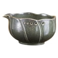 thumbnail image 3 of Rallador de de cerámica, cuenco para pasta de , utensilio de cocina decorativo y fácil de usar, herramienta de cocina para restaurantes de con Verde oscuro, 3 of 8