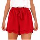 thumbnail image 1 of Pantalones cortos de chándal de moda para mujer, pantalones cortos de cintura alta sólidos sueltos informales de verano Fridja  fhjkhfk459519, 1 of 1