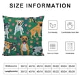 thumbnail image 6 of Jiayy Throw Pillow Cover Cute Dogs and Pattern Home Decor Pillowcase for Sofa 2 pcs, 6 of 6