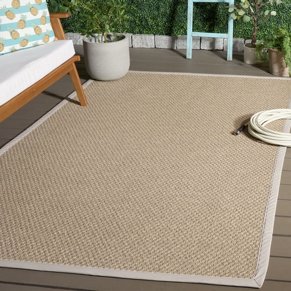 Safavieh Napa Faux Sisal Gary Solid Area Rug, Natural/Ivory, 5' x 8'