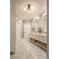 thumbnail image 7 of Z-Lite Parsons 3 Light Opal Glass Steel Semi Flush Mount in Black and Olde Brass, 7 of 7