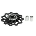 thumbnail image 2 of 11T Rear Guide Roller Pulley, Professional Bicycle Rear Derailleur Wheel With Reduction Sleeve For Road Bikes Black, 2 of 8
