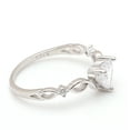thumbnail image 3 of Allie Engagement Ring for Women by Ginger Lyne Collection  Cz Heart Sterling Silver, 3 of 5