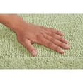 thumbnail image 3 of Better Trends 4 Piece Premium Bathroom Rug Set 100% Cotton Soft Tufted Bath Mat Water absorbent Reversible U shape Toilet Bath Rug Perfect for Bathroom, Shower and Bathtub Use, Sage - Edge Collection, 3 of 5