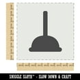 thumbnail image 2 of Toilet Plunger Plumbing Icon Solid DIY Cookie Wall Craft Stencil - 9.0 Inch, 2 of 5