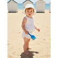 thumbnail image 6 of BemeyourBBs Toddler Baby Girl 3 Piece Swimsuit Set Summer Beach Swimwear Infant Bathing Suit Sleeveless Eyelet Ruffle Bikini Tops Bottoms and Sun Hat, 6 of 9