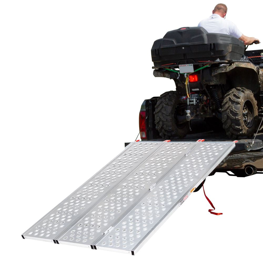 TriFold ATV Ramp with Punch Plate Surface