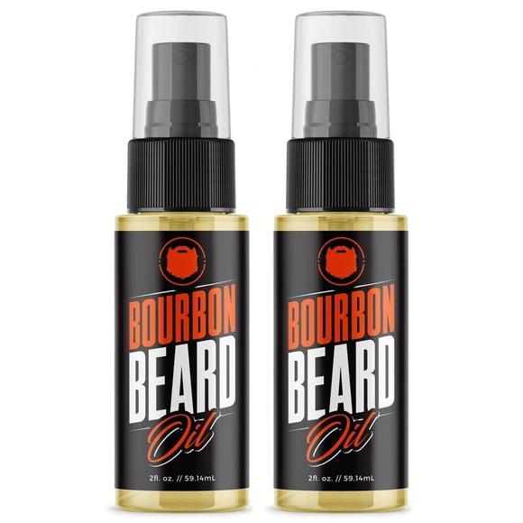 Wild Willies Huile pour Barbe de Qualité Supérieure (Cèdre Bourbon) Lot de 2 - Ingrédients Naturels Biologiques et Huiles Essentielles Croissance de Barbe Saine Arrête les Démangeaisons et les Pellicules - Assouplissant en Profondeur et Restaure l'Hydratation-2 FlOz