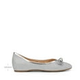 thumbnail image 6 of DREAM PAIRS Women's Low Wedge Dressy Flats, Comfortable Square Toe Rhinestone Wedding Shoes, 6 of 6