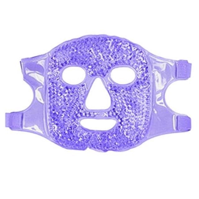 Reusable Gel-Infused Eye Mask - PVC, Cooling/Warming - for Eye Strain/Headaches, Soft/Breathable, Travel/Home