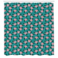 thumbnail image 3 of Ambesonne Floral Shower Curtain, Begonia Flower Love, 69"Wx84"L, Blush Dark Coral, 3 of 3