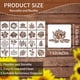 thumbnail image 3 of Plantillas de Flores Grandes Xihbxyly Decoración de Bricolaje 2024, 3 of 6