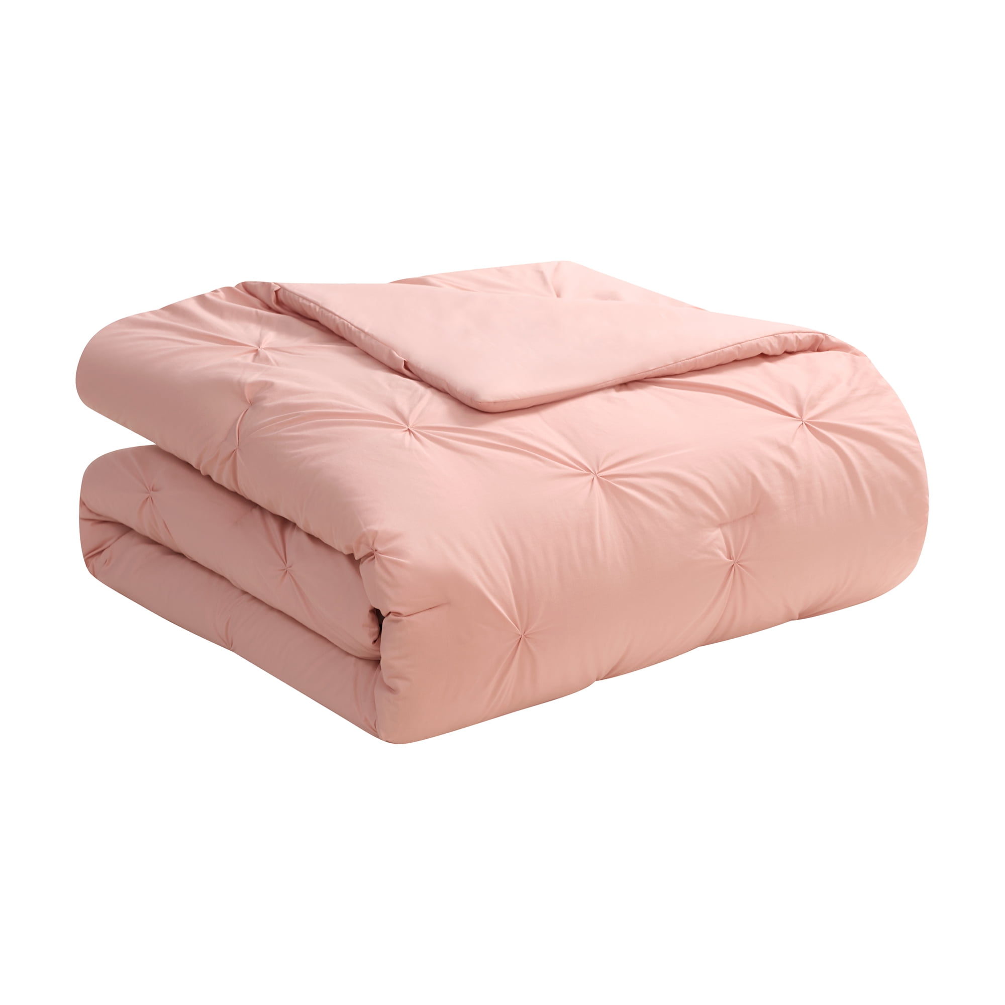 Home Trends 5-Piece Blush Pintuck Comforter Set, HOME TRENDS PL HT PINTUCK CSET KING
