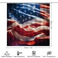 thumbnail image 2 of Flag Of The United States 4 Piece Shower Curtain Sets, with Non-Slip Rugs, Toilet Lid Cover And Bath Mat, for Bathroom Decor Set, 2 of 8