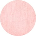 thumbnail image 1 of Ahgly Company Indoor Round Solid Red Modern Area Rugs, 4' Round, 1 of 4