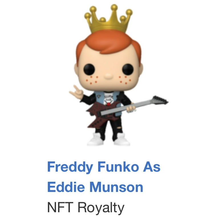 Funko Pop Digital Freddy as Eddie Munson Stranger Things Vinyl