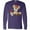 Purple, variant on Inktastic Baseball Teddy Bear Long Sleeve T-Shirt
