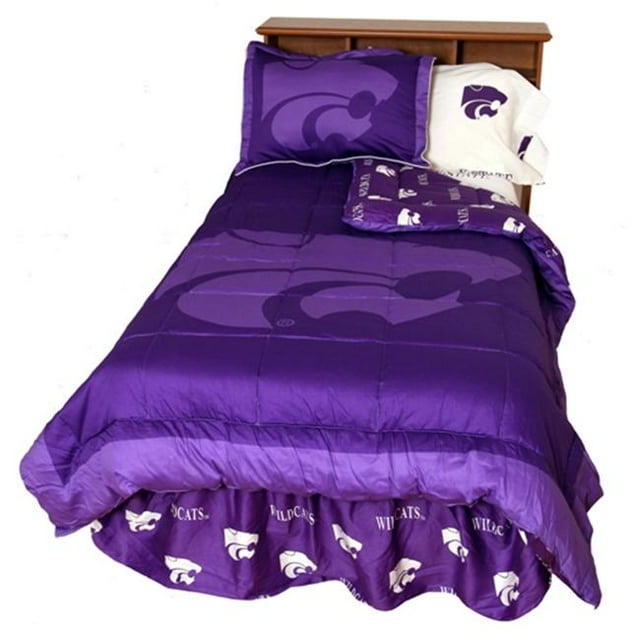 College Covers KSUCMFL Kansas State Reversible Comforter Set -Full