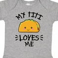 thumbnail image 4 of Inktastic My Titi Loves Me with Taco Illustration Boys or Girls Baby Bodysuit, 4 of 5