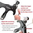 thumbnail image 4 of AMEYXGS Archery Bow Release for Compound Bows,Aluminum 360° Rotate Caliper  with D Loop, 4 of 6