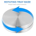 thumbnail image 2 of MasteelfCA 3 Pcs Roulements de Plateau Tournant en Alliage d'Aluminium Bases de Support de Gâteau Rotatives Roulements de Plateau Tournant, 2 of 8