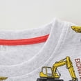 thumbnail image 4 of KPOPLK 2-7 Years Kids Boy T-Shirts Summer Casual Truck Print Short Sleeve Tee Top Size 7 Years,Grey, 4 of 8